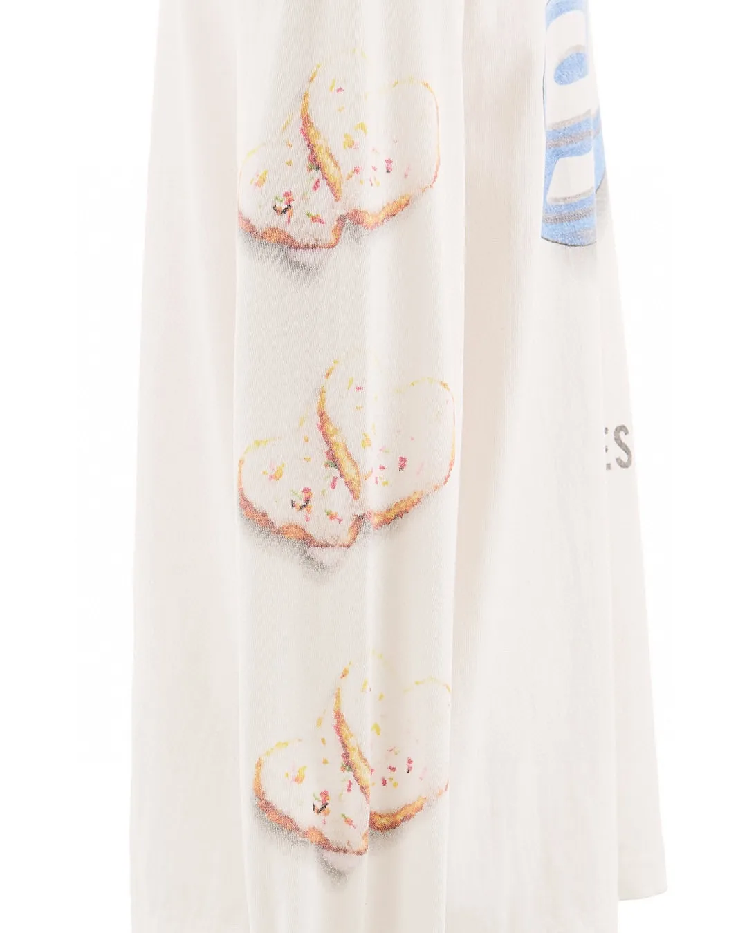 SAINT Mxxxxxx HEART COOKIES L/S TEE/WHT Love Oreo printed long sleeves Off-white S-XL Customized co-branded main mark/wash mark Correct version Ready-made garments washed and distressed VINTAGE feeling Top-notch printing technology Perfect restoration